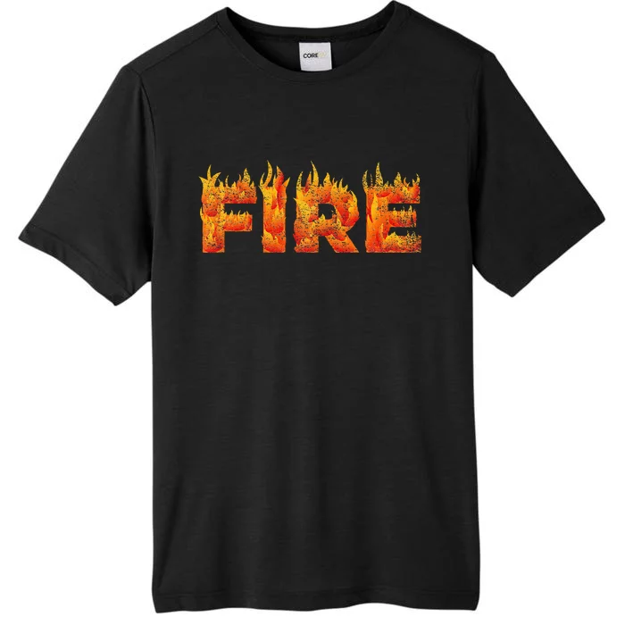 FIRE HALLOWEEN COSTUME FIRE AND ICE MATCHING COUPLES ChromaSoft Performance T-Shirt