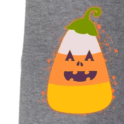 Funny Halloween Candy Corn Pumpkin Doggie 3-End Fleece Hoodie