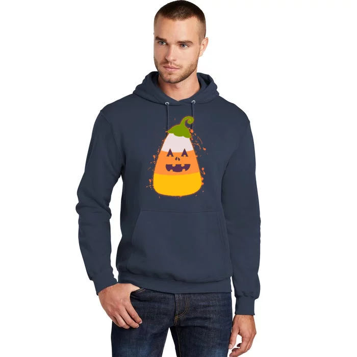 Funny Halloween Candy Corn Pumpkin Tall Hoodie