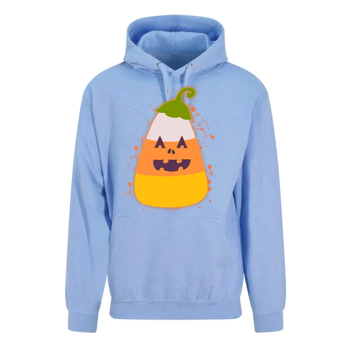 Funny Halloween Candy Corn Pumpkin Unisex Surf Hoodie