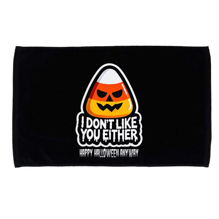 Funny Halloween Candy Corn Microfiber Hand Towel