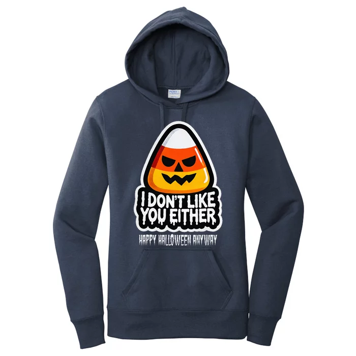 Funny Halloween Candy Corn Women's Pullover Hoodie