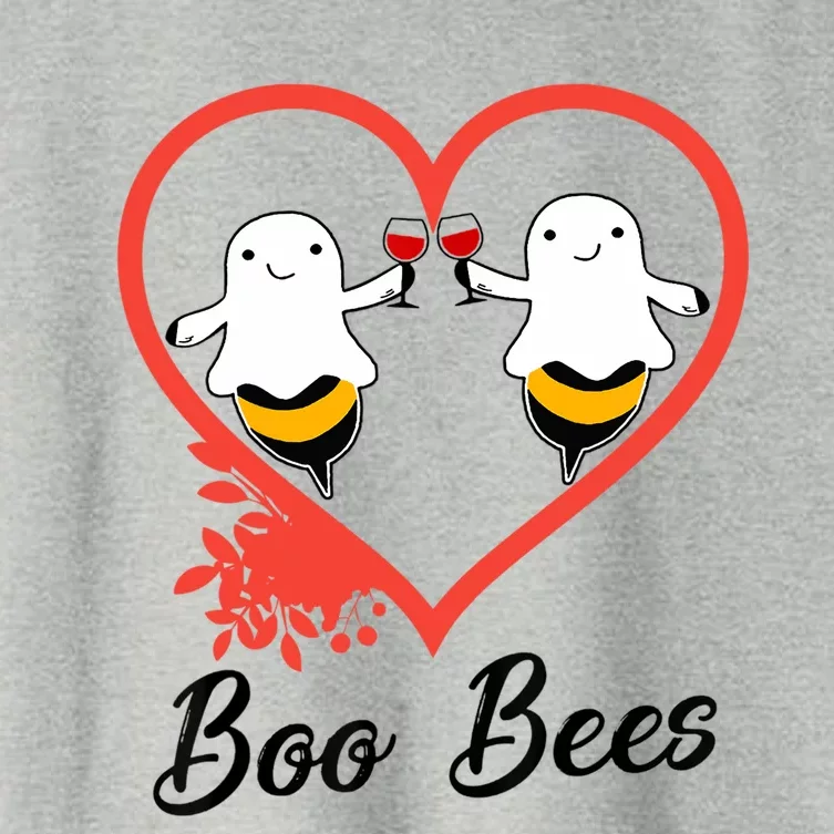 Funny Halloween Cute Gift Boo Bees Gift Women's Crop Top Tee