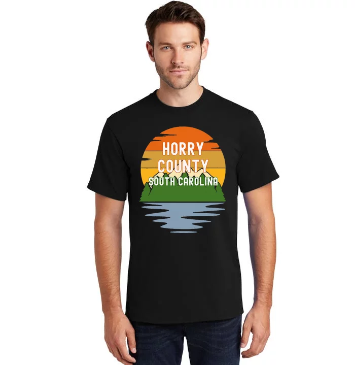 From Horry County South Carolina Vintage Sunset Tall T-Shirt