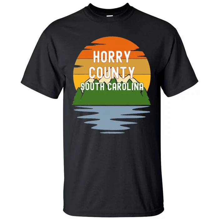 From Horry County South Carolina Vintage Sunset Tall T-Shirt