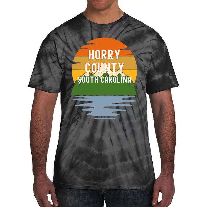 From Horry County South Carolina Vintage Sunset Tie-Dye T-Shirt