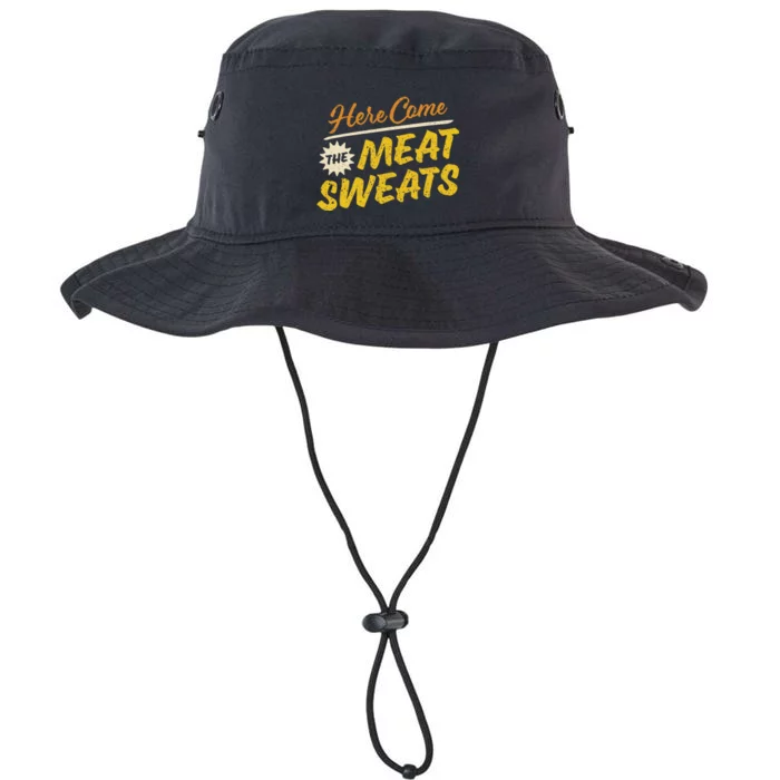 Funny Here Come The Meat Sweats Legacy Cool Fit Booney Bucket Hat