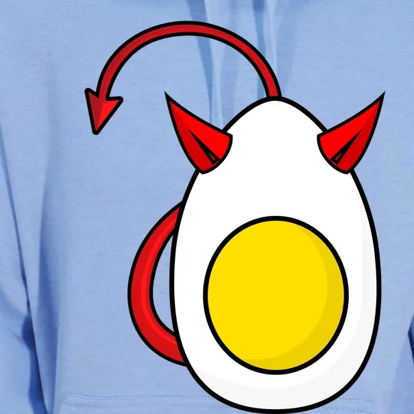 Funny Halloween, Cute Halloween, Deviled Egg Costume Unisex Surf Hoodie