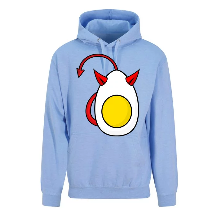 Funny Halloween, Cute Halloween, Deviled Egg Costume Unisex Surf Hoodie