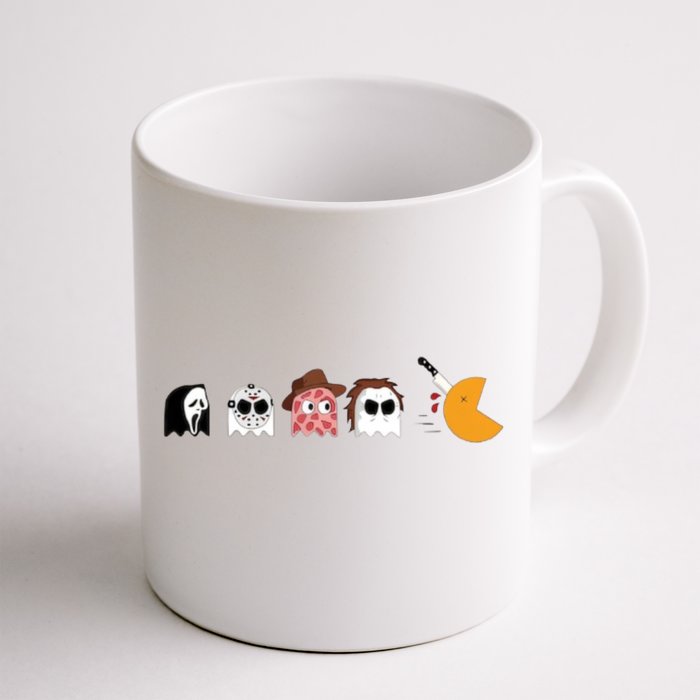 Funny Halloween Character Skeleton Halloween Horror Character Front & Back Coffee Mug