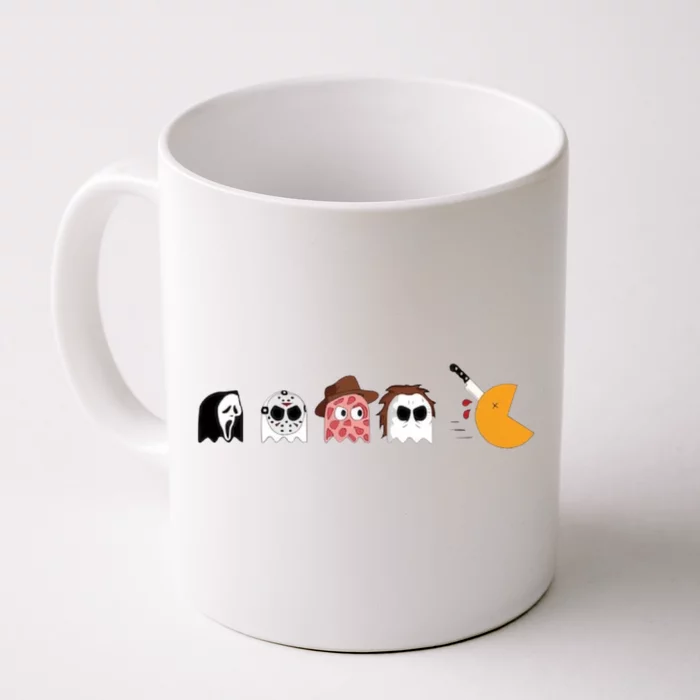 Funny Halloween Character Skeleton Halloween Horror Character Front & Back Coffee Mug