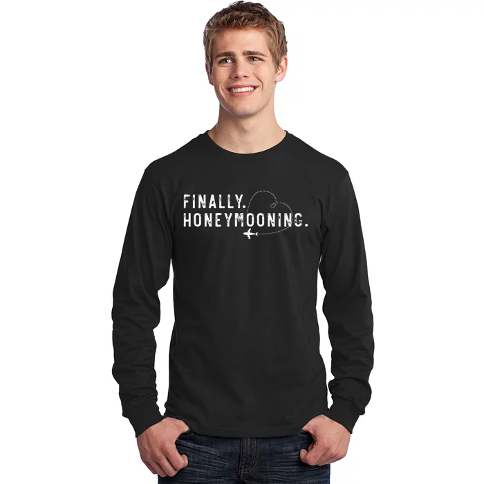 Finally Honeymooning Couples Honeymoon Matching Honeymoonin Long Sleeve Shirt