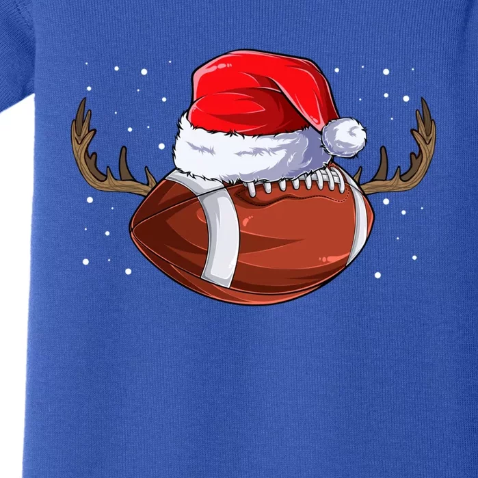 Funny Holiday Cool Gift Christmas Football Reindeer Cute Gift Baby Bodysuit