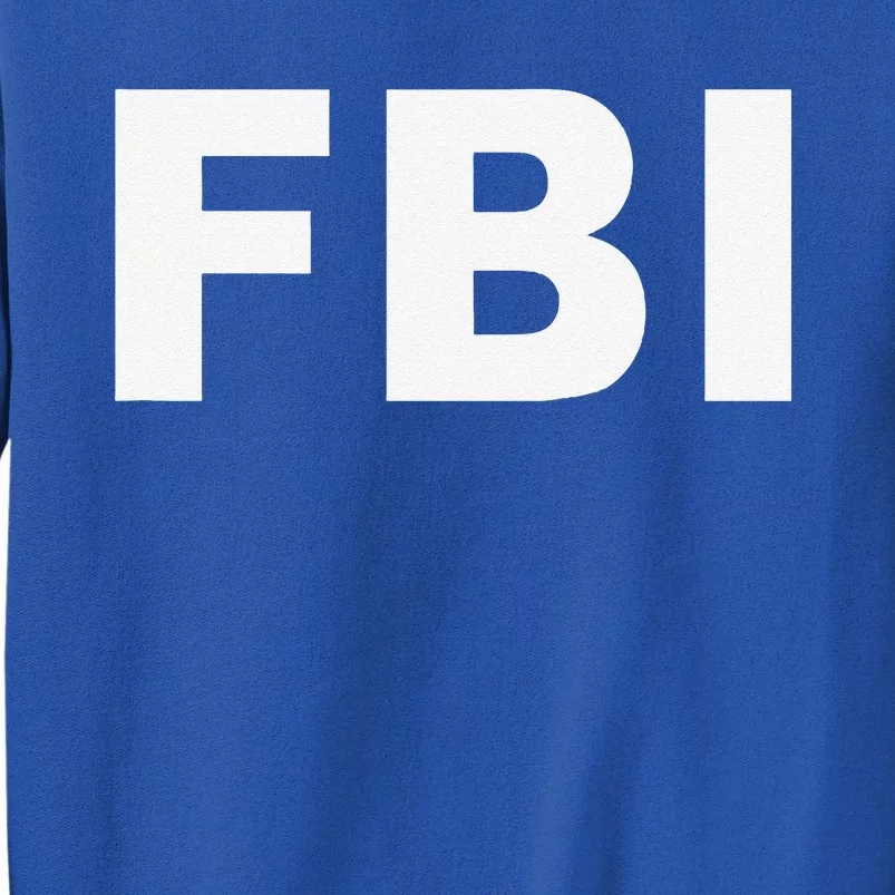 FBI Halloween Costume Federal Law Enforcement Tall Sweatshirt