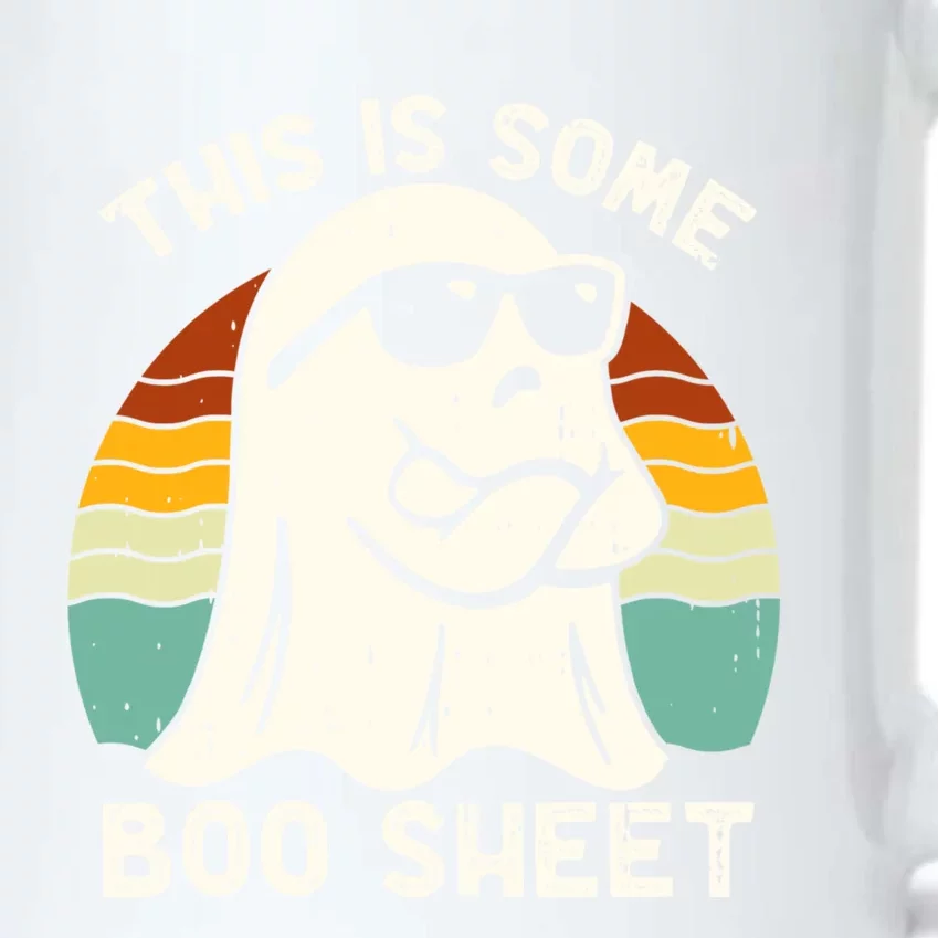 Funny Halloween Cool Boo Ghost Costume This Is Some Boo Sheet Black Color Changing Mug