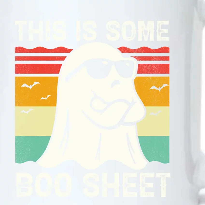 Funny Halloween Cool Boo Ghost Costume This Is Some Boo Sheet Black Color Changing Mug