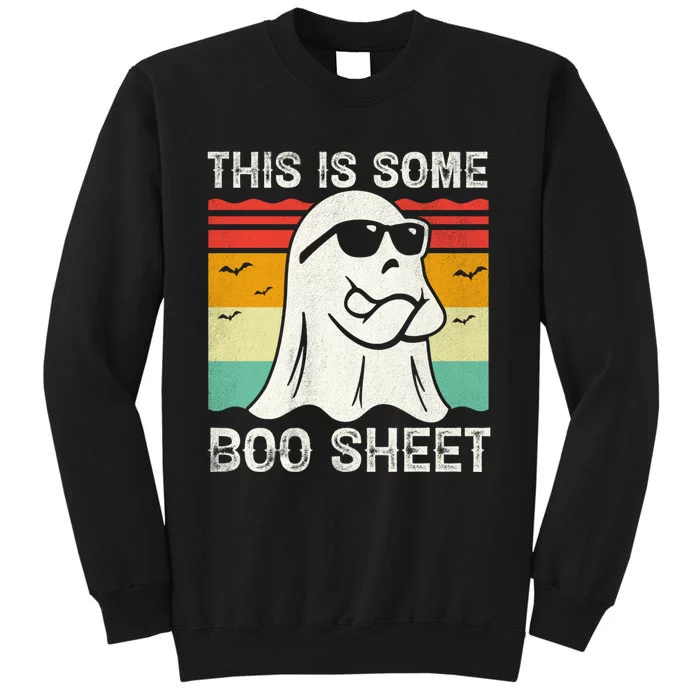 Funny Halloween Cool Boo Ghost Costume This Is Some Boo Sheet Tall Sweatshirt