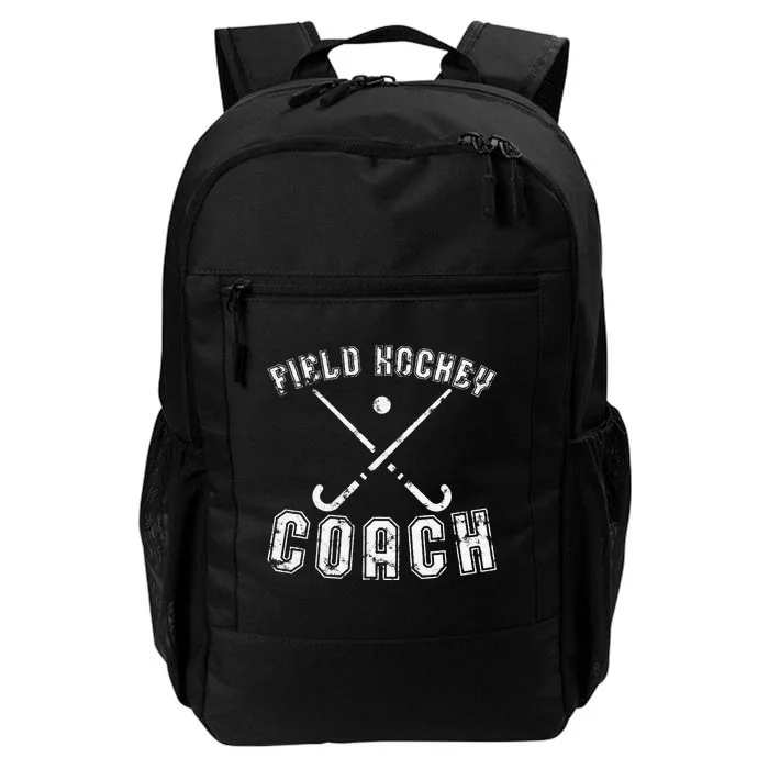 Field Hockey Coach Gifts Distressed Field Hockey Coach Daily Commute Backpack