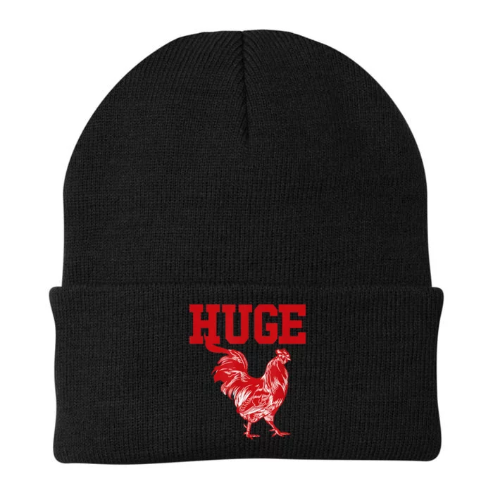 Funny Huge Cock Mens Rooster Graphic Knit Cap Winter Beanie