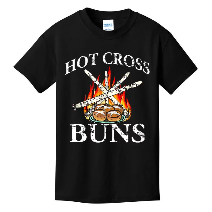 Funny Hot Cross Buns Kids T-Shirt