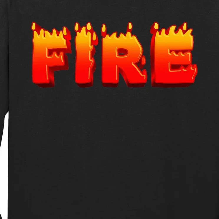 Family Halloween Costumes Fire and Ice Theme Tall Long Sleeve T-Shirt