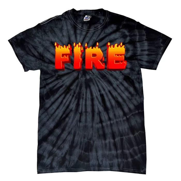 Family Halloween Costumes Fire and Ice Theme Tie-Dye T-Shirt