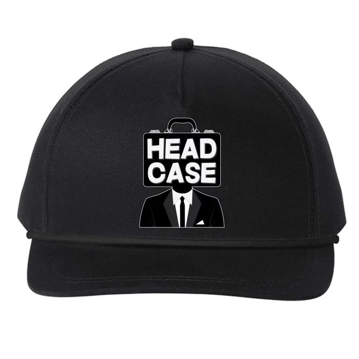 Funny Head Case Man Snapback Five-Panel Rope Hat