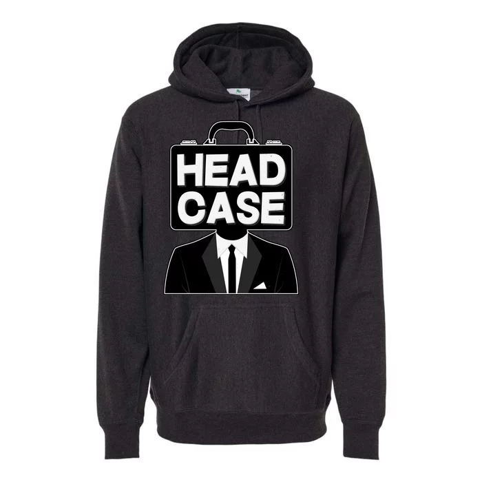 Funny Head Case Man Premium Hoodie