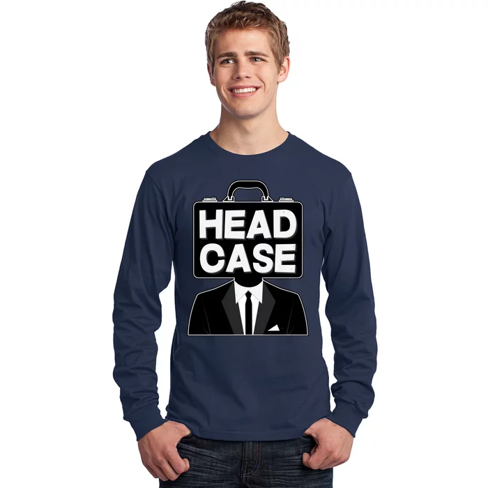 Funny Head Case Man Long Sleeve Shirt