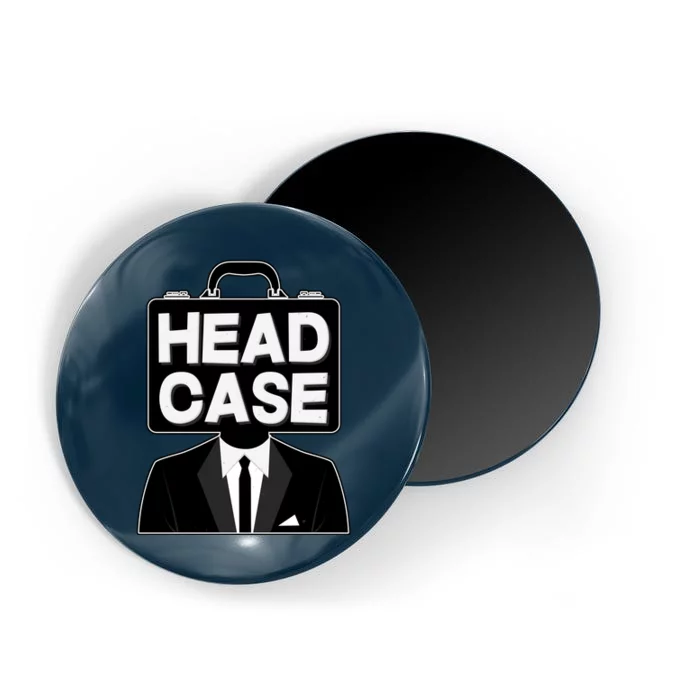 Funny Head Case Man Magnet