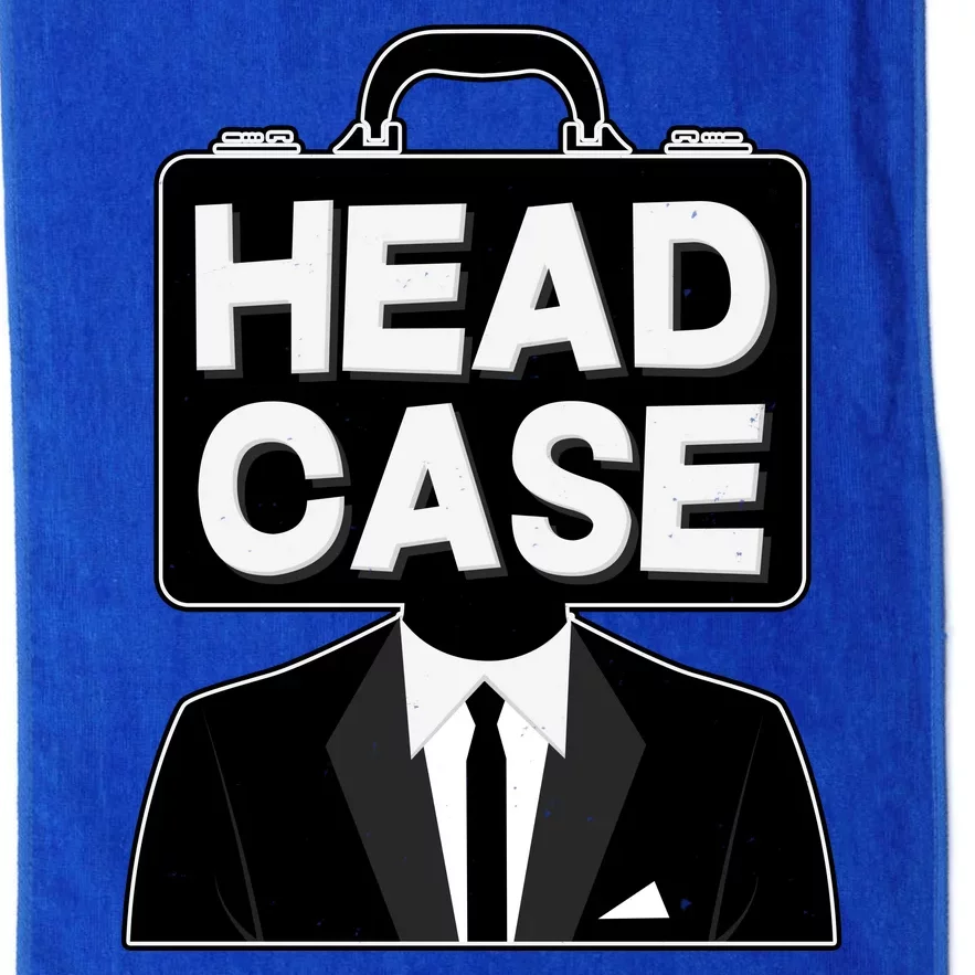 Funny Head Case Man Platinum Collection Golf Towel