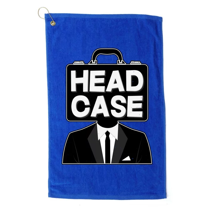 Funny Head Case Man Platinum Collection Golf Towel