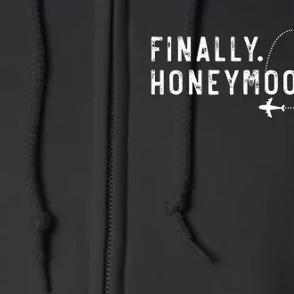 Finally Honeymooning Couples Honeymoon Matching Honeymoonin Full Zip Hoodie