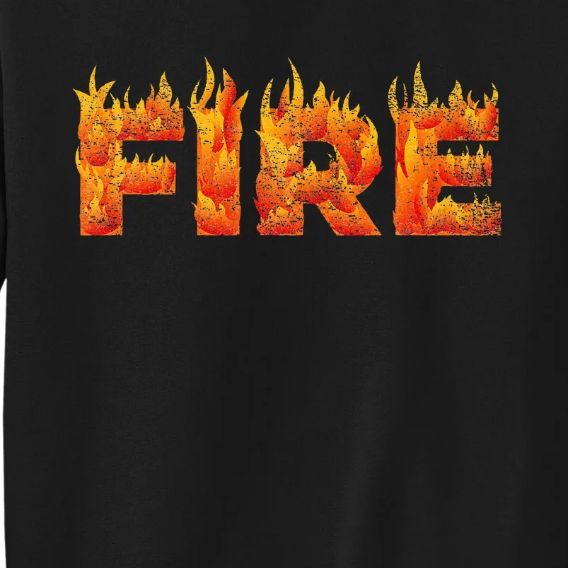 FIRE HALLOWEEN COSTUME FIRE AND ICE MATCHING COUPLES Sweatshirt