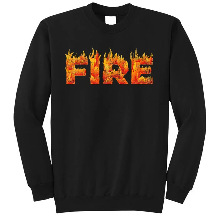 FIRE HALLOWEEN COSTUME FIRE AND ICE MATCHING COUPLES Sweatshirt