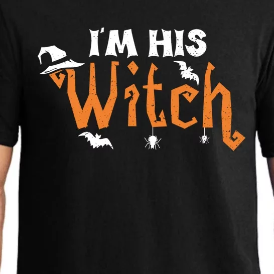 Funny Halloween Couple: Im His Witch Gift Pajama Set