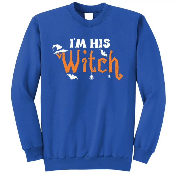 Funny Halloween Couple: Im His Witch Gift Tall Sweatshirt