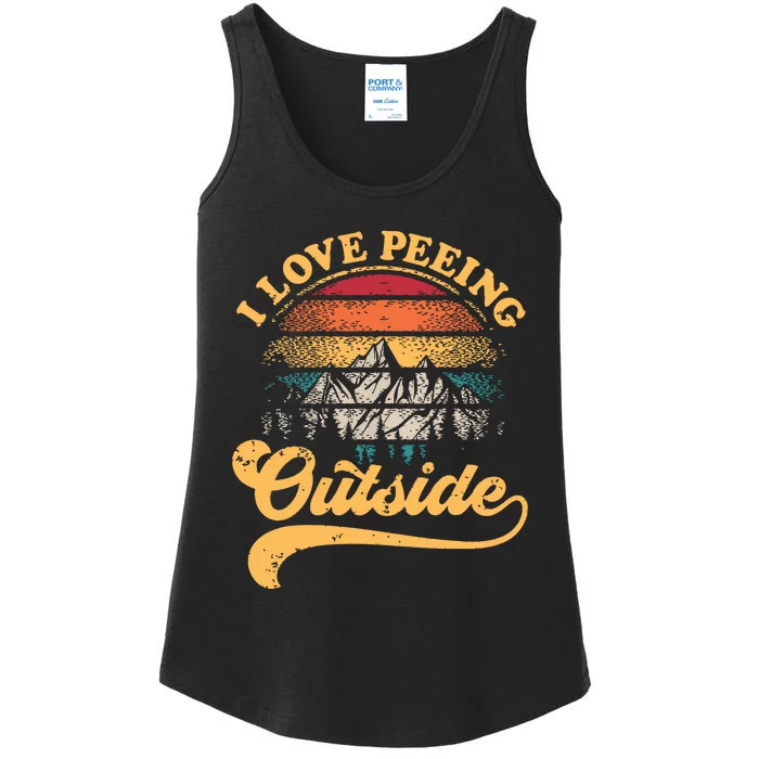 Funny Hiking Camping Ladies Essential Tank