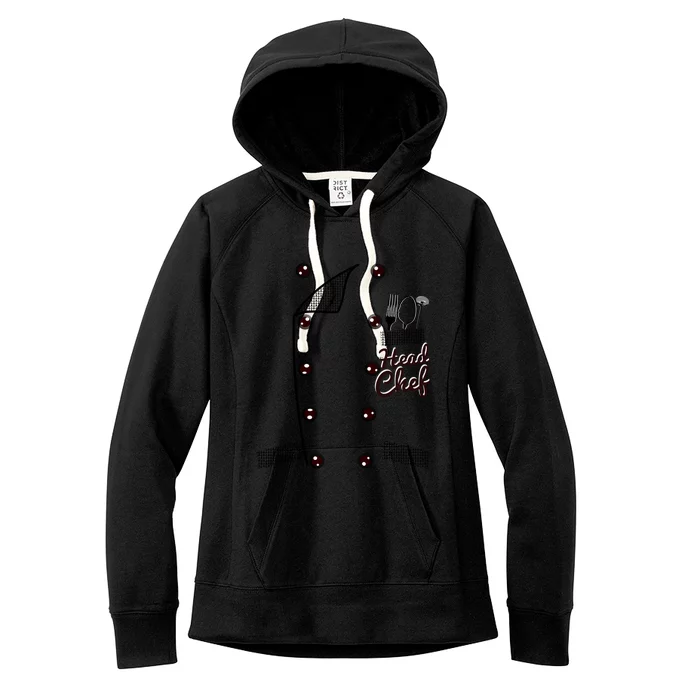 Funny Head Chef Cute Gift Women's Fleece Hoodie