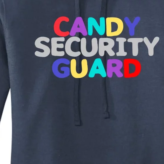 Funny Halloween, Cute Halloween, Candy Security Guard Women's Pullover Hoodie