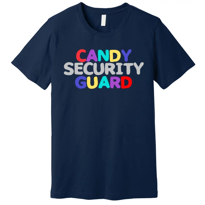 Funny Halloween, Cute Halloween, Candy Security Guard Premium T-Shirt