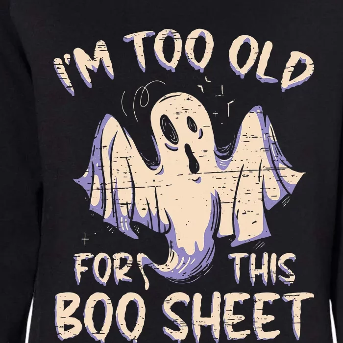 Funny Halloween Costume for Adults Hilarious Boo Sheet Design Womens California Wash Sweatshirt