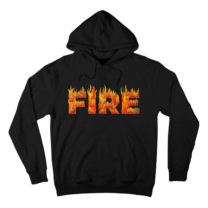 FIRE HALLOWEEN COSTUME FIRE AND ICE MATCHING COUPLES Tall Hoodie