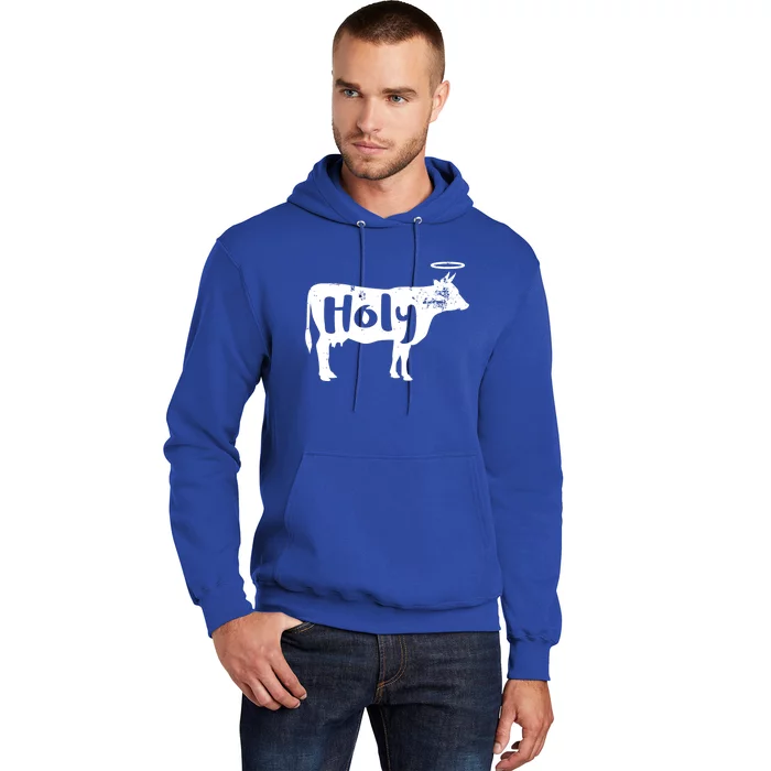 Funny Holy Cow Dairy Farming Gift Hoodie