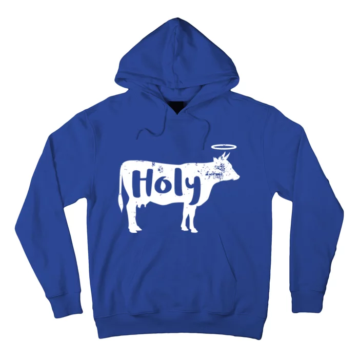 Funny Holy Cow Dairy Farming Gift Hoodie