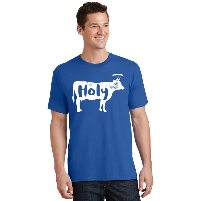 Funny Holy Cow Dairy Farming Gift T-Shirt