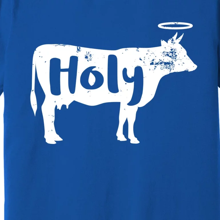 Funny Holy Cow Dairy Farming Gift Premium T-Shirt