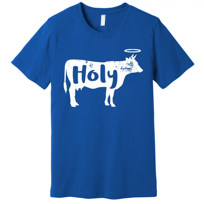 Funny Holy Cow Dairy Farming Gift Premium T-Shirt