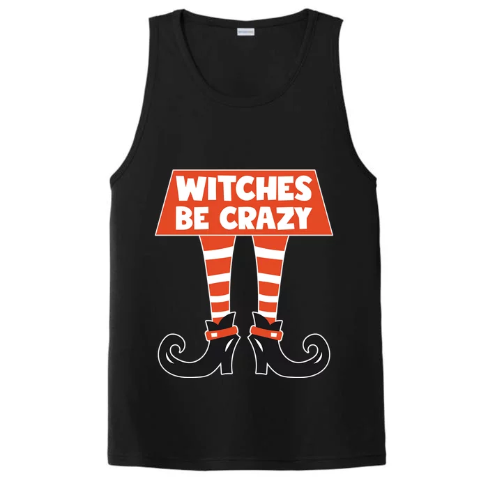 Funny Halloween Costume Witches Be Crazy Witch Halloween Gift Performance Tank