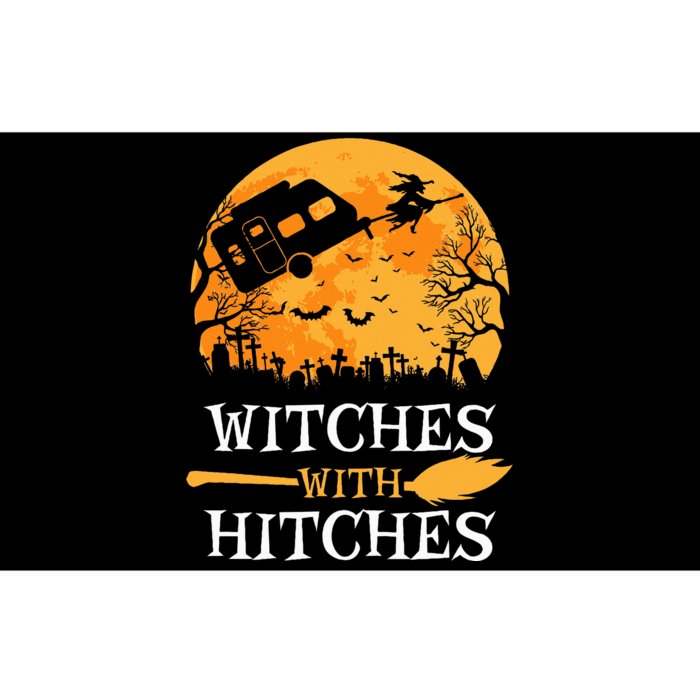 Funny Halloween Camping Gift for Witch Lovers Bumper Sticker